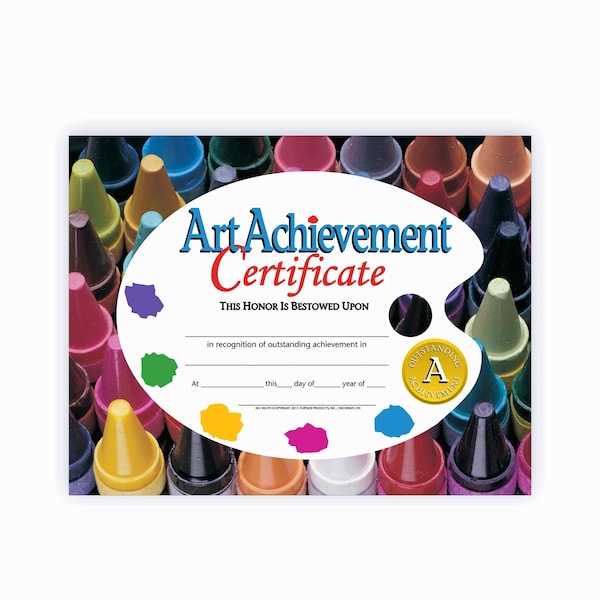Hayes Art Achievement Certificate Pack of 5 VA570-5 - main