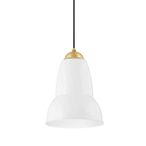 Mitzi Jamila 1 Light Pendant 24 In. Aged Brass H439701S-AGB/GWH - main