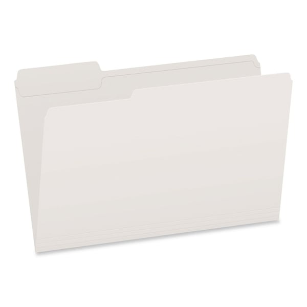 Pendaflex Double-Ply Top Tab Colored File Folders, 1/3-Cut Tabs: Assorted, Legal, 0.75" Exp, White, 100PK 1007034 - main