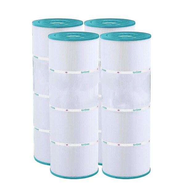 Hurricane Premium Pool Filter Cartridge - Replacement for Pleatco PA81-4-M, Unicel C-7483, 4PK HF7483-04 - main