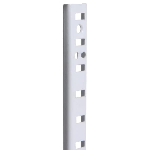 Knape & Vogt 255 Wh 48 48 in. Pilaster Shelf Standard - White Surface Or Mount W/O Nails Non-Upc 255 WH 48 - main