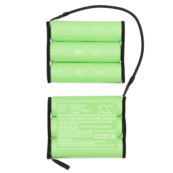Ilc CAMERON SINO Replacement 7.2V 2AH Battery CS-ACZ510VX - main