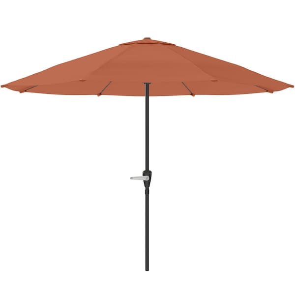Pure Garden 9-Foot Outdoor Patio Umbrella, Orange 50-101-TC - main