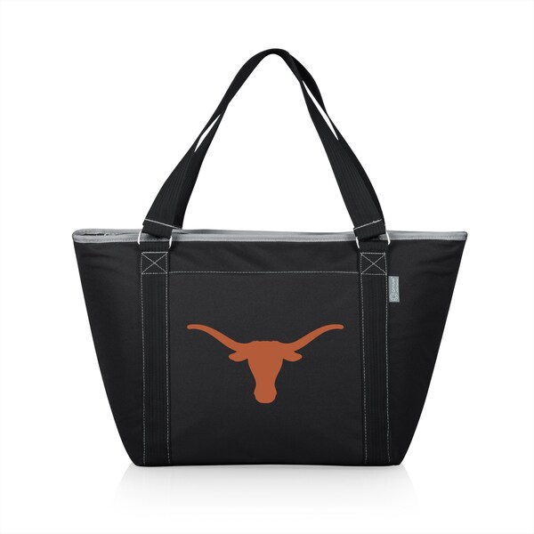 Picnic Time Family Of Brands NCAA Texas Longhorns Topanga Tote Cooler Bag - Soft Cooler Bag - Picnic Cooler, Black 619-00-175-194-1 - main