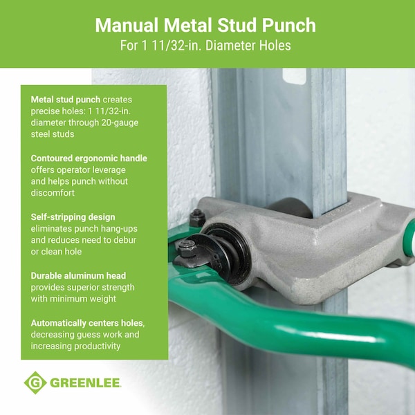 Greenlee Punch, Stud 710 | Zoro