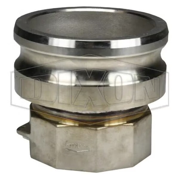 Dixon Type A Cam and Groove Reducing Coupler, 4 x 6 in Nominal, Male Adapter x FNPT End Style, 316 SS 6040-A-SS - main