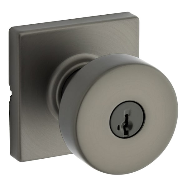 Kwikset Residential Door Knobs Entry Gunmetal 740PSKSQT-18GS - main