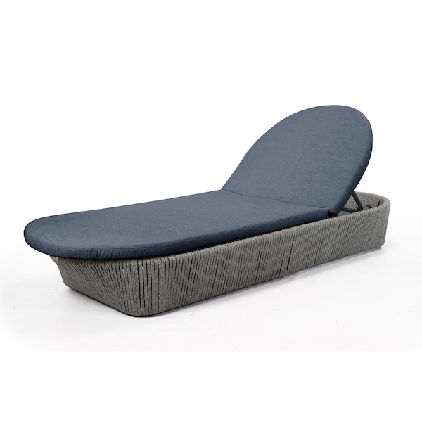 Skyline Design Boston Chaise Lounger with Sunbrella Cushion 24163-LGFRD-CUSH/SU-762 - main