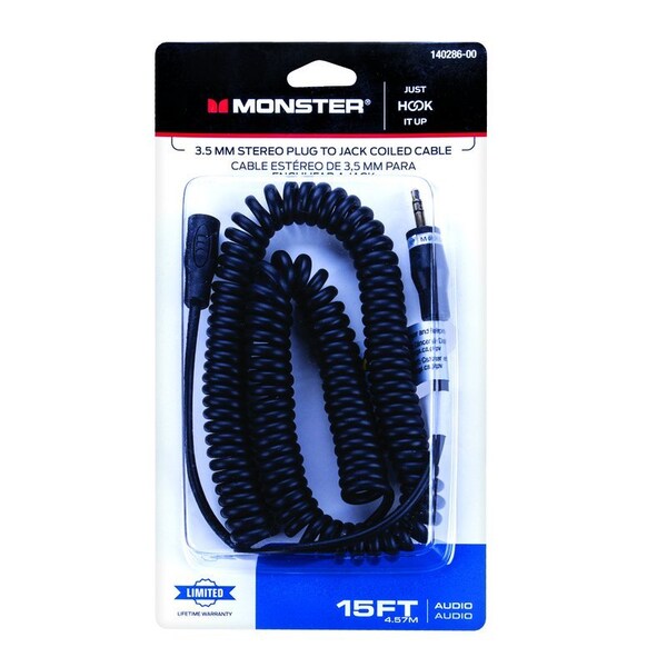 Monster Cable Just Hook It Up Stereo Jack Cable 140286-00 - main