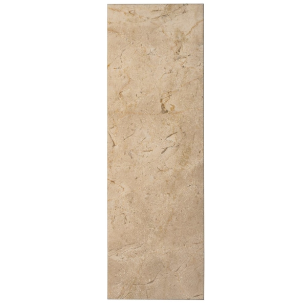Apollo Tile Beige 4x12 Crema Marfil Marble Polished Subway Floor and Wall Tile 5 sqft/case, 15PK APLFCR88412PA - main