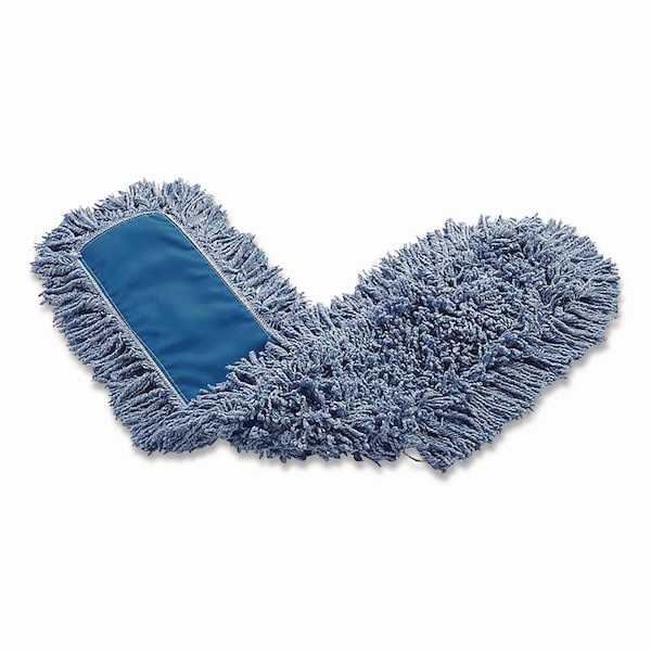Rubbermaid Commercial Dust Mop Head, Synthetic Blend, 48in Width, Blue FGJ25700BL00 - main