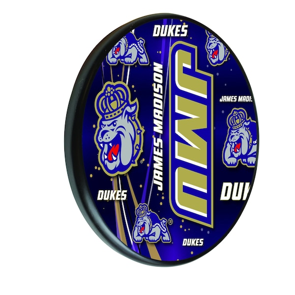 Holland Bar Stool Co James Madison University 13" Solid Wood Sign WSgnPBlkJmsMad - main