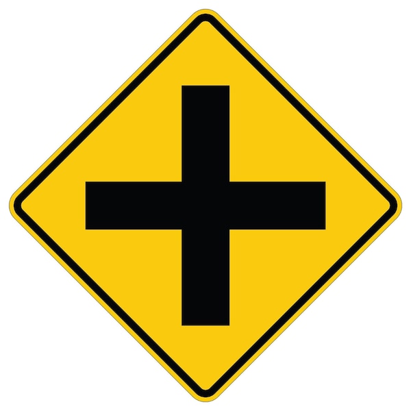 Sign Solutions Usa Traffic Sign, 48 in Width, Aluminum Sign, Diamond DUS06DFY4848W2-1 - main