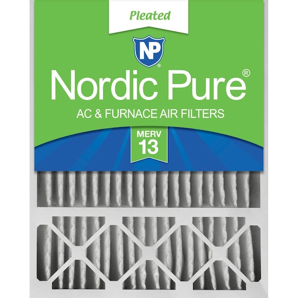 Nordic Pure 20x25x5 Pleated Air Filter, High Capacity, Electrostatically Charged Synthetic Media, MERV 13 20x25x5HM13-1 - main