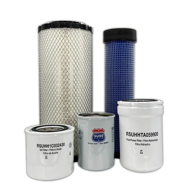Hero Preventative Maintenance Kit Kubota SSV65C Skid Steer Loader S/N 10001-19999; 50001- FUEL S/N MSU-KA-0139 - main