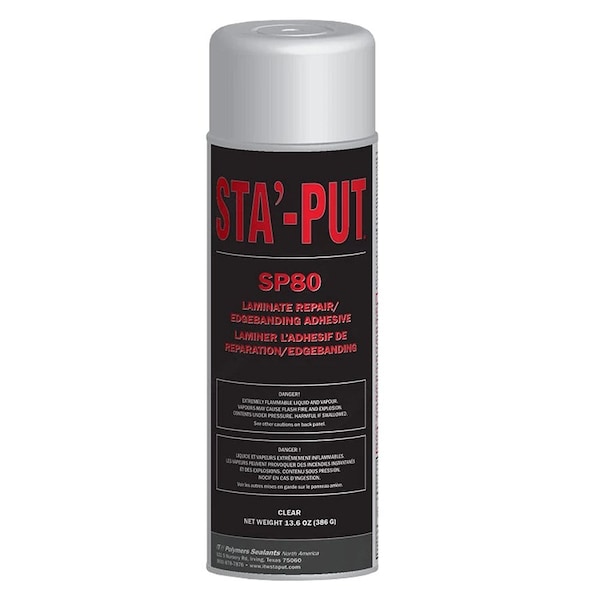 Sta-Put SP80 Aerosol Contact Adhesive - 13.6 oz. 001-SP8013C