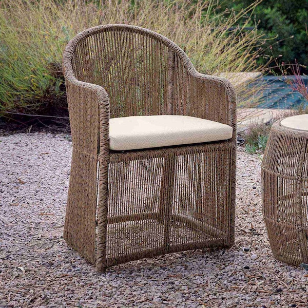 Skyline Design Calixto Dining Armchair with Sunbrella Cushion 23832-NTH-CUSH - main