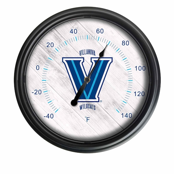 Holland Bar Stool Co Villanova University Indoor/Outdoor LED Thermometer ODThrm14BK-08Vilnva - main