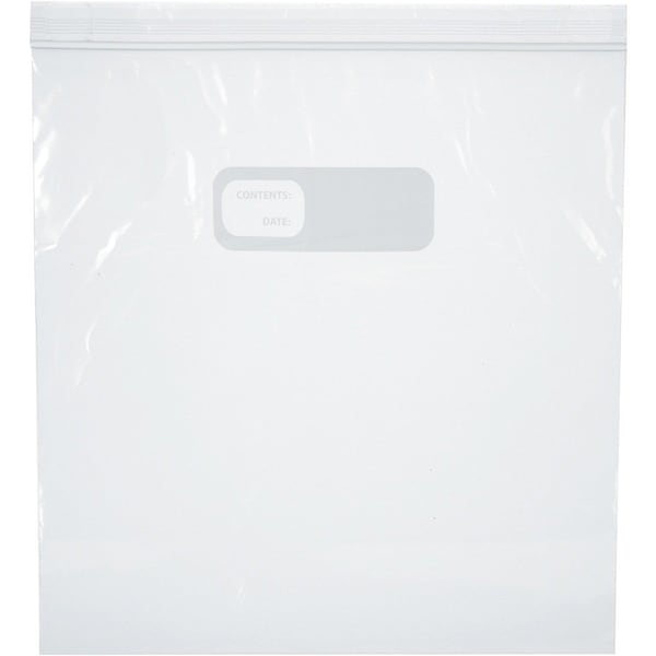 Boardwalk Reclosable Food Storage Bags, 1gal, 2.7 mil, 10.5" x 11", Clear, PK250 BWK1GALFZRBAG - main