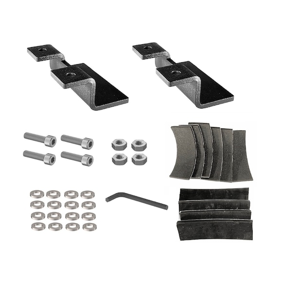 Exposed Rack For Use With Roof Racks Sits 075 to 15 Above Rail Brackets Set of 2 8-00-9950 - main