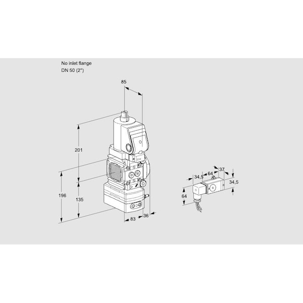 Honeywell Kromschroder VAD3T-/50N/NQSR-25A KS88011143 - main