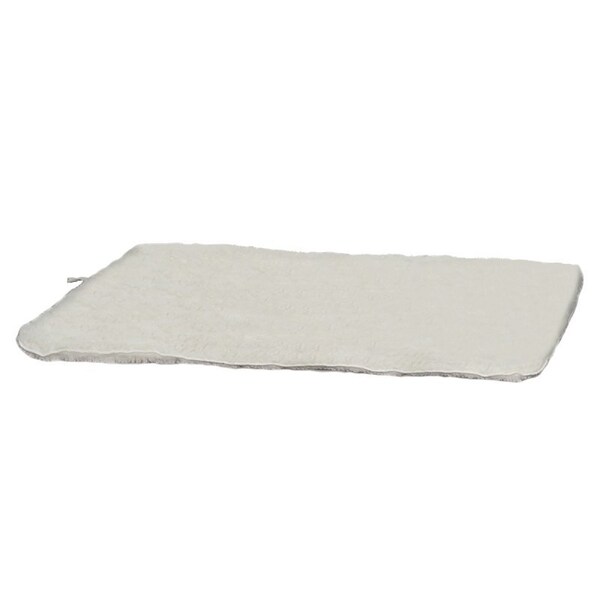 Slumber Pet Dog Mat, 47-3/4 in L, 29-3/4 in W, Acrylic/Polyester Sherpa Cover, Natural ZA427 47 55 - main