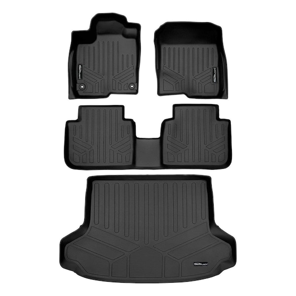 Smartliner Custom Fit Floor Mats 1st Row Liner Set for 2023 Honda HR-V, Black SA0621 - main