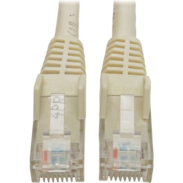 Eaton Tripp Lite Series Cat6 Gigabit Snagless Molded UTP Ethernet Cable RJ45 M/M, PoE, White, 8 ft. N201-008-WH - main