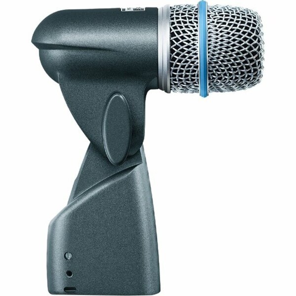Shure DYNAMIC MICROPHONE FOR SNARE DRUM, TOMS, PERCUSSION, SUPERCARDIOID, COMPACT HOUS BETA 56A - main