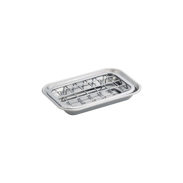 Idesign Soap Dish Gia Chrome Silver Stainless steel Chrome 73012 - main