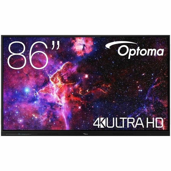 Optoma 86IN Interactive 4K UHD Flat Panel-EDLA Certified 3863RK - main