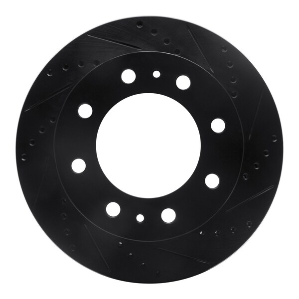 Dynamic Friction Co DFC Brake Rotor - Drilled and Slotted - Black 633-48051R - main