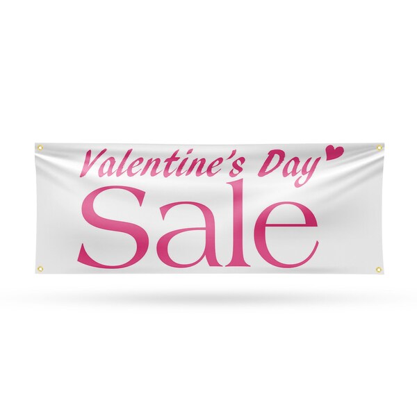 Signmission Valentines Day Sale, 18 Inch x 48 Inch, Vinyl Banner B-30905 - main