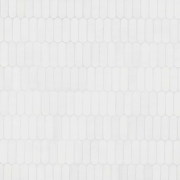 Msi Bianco Glossy Ellipse Sample Glossy Glass Mosaic Tile ZOR-MD-0621-SAM - main