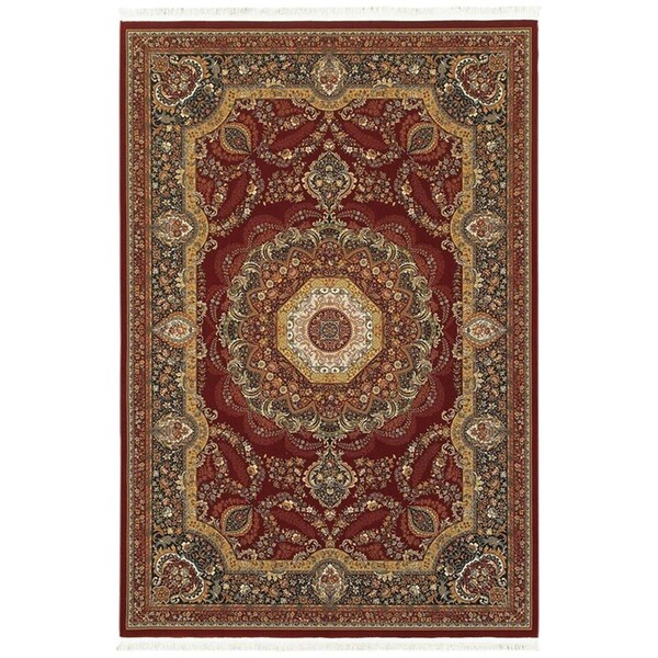 Oriental Weavers 9 ft. 10 in. x 12 ft. 10 in. Masterpiece Traditional Area Rug, Red M113R2300390ST - main