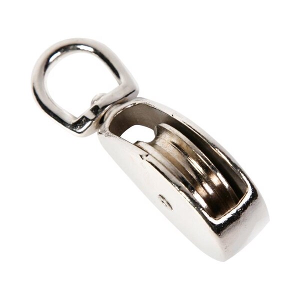 Koch Industries 3/4 in. D Nickel Steel Swivel Eye Single Sheave Swivel Eye Pulley 3170503 - main