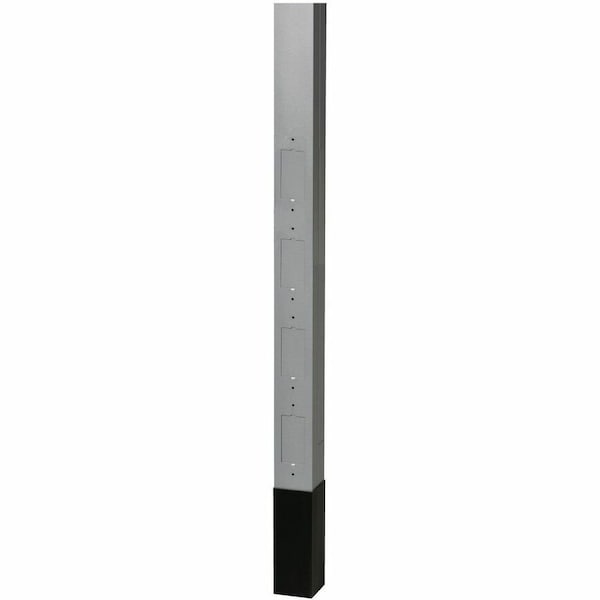 Hubbell Wiring Device-Kellems Alum Srvice Pole, 2.13"W, Includes Divider HBLPPO15A - main