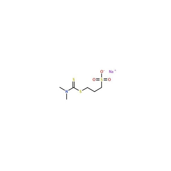 Ak Scientific N, N-Dimethyl-dithiocarbamyl propyl sulfonic acid sodium salt (5g), CAS 18880-36-9 P943-5g - main