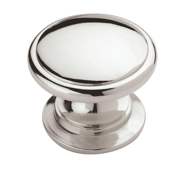 Amerock Ravino 1-1/4 inch (32mm) Diameter Polished Chrome Cabinet Knob, 10PK 10VMP5301226 - main