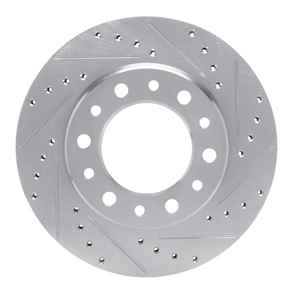Dynamic Friction Co DFC Brake Rotor - Drilled & Slotted - Black 633-76169R - main
