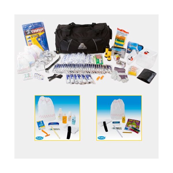 Propac Survival Kit, Nylon, Polyester 399 Components, 4 People Served K2030 - main