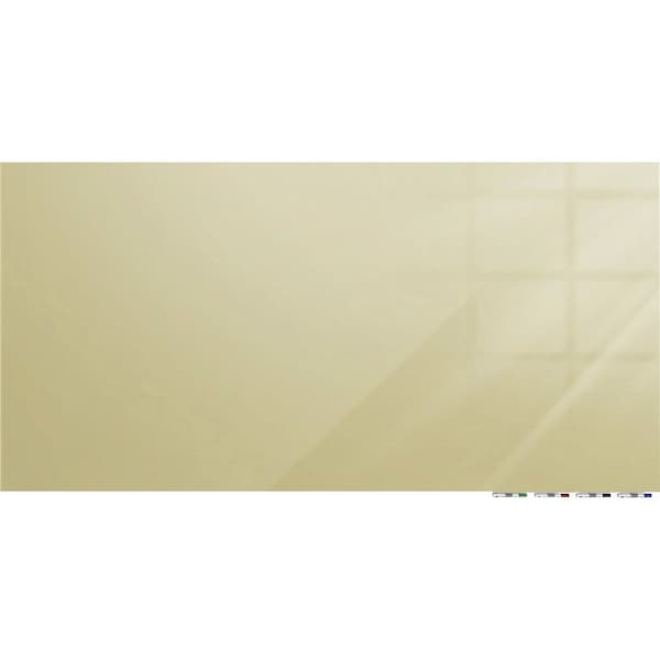 Ghent MagneticGlassboard, 3ft.Hx4ft.W, 1/4", Beig, Glass, 48", Beige ARIASM34BG - main