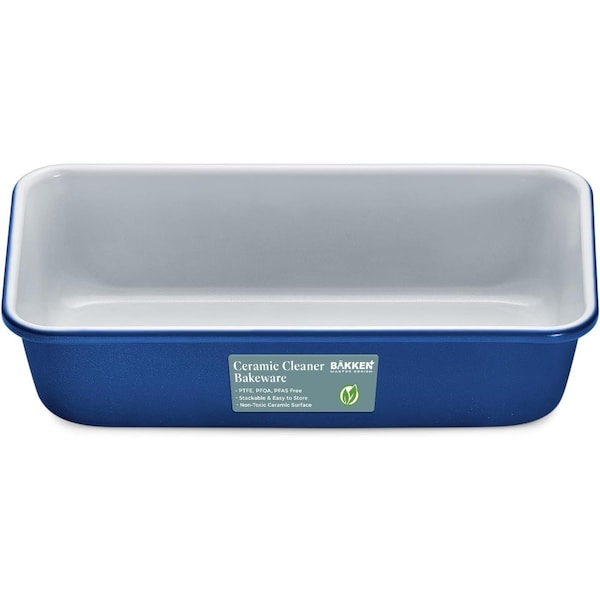 Bakken-Swiss Premium Loaf Pan, Aluminized Steel, Ceramic Non-Stick, PFOA PFAS Free, 9x4.7x2.3in, Durable SBKCRSTBKBULLOF - main
