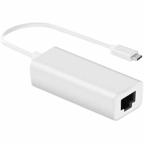 Axiom USB-C Male to Gigabit Ethernet (RJ45) Female Adapter - USB 3.1 (Gen 1) Type C - 1 Port(s) - 1 USBCMRJ45F-AX - main