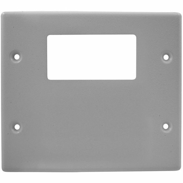Hubbell Wiring Device-Kellems Plate, 4000 Series Raceway, Plates HBL4747RXGY - main