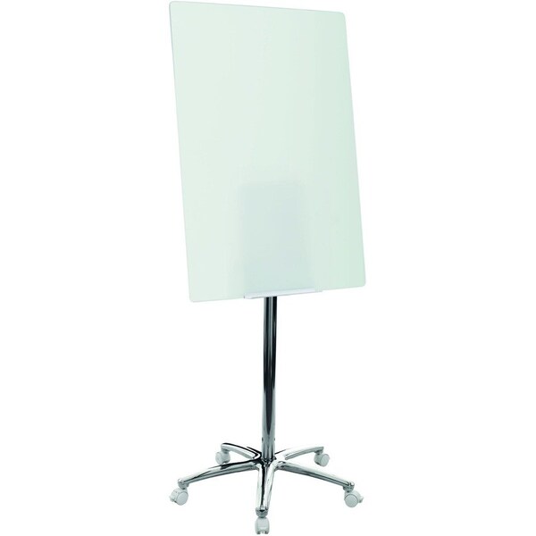 Mastervision MasterVision Mobile Glass Dry Erase Presentation White Board Easel Stand on Wheels, 27" x 39" GEA4850126 - main