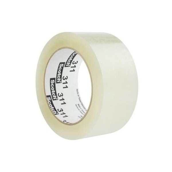 Scotch Acrylic Packing Tape, 2 mil, Clear, PK6 311+ - main