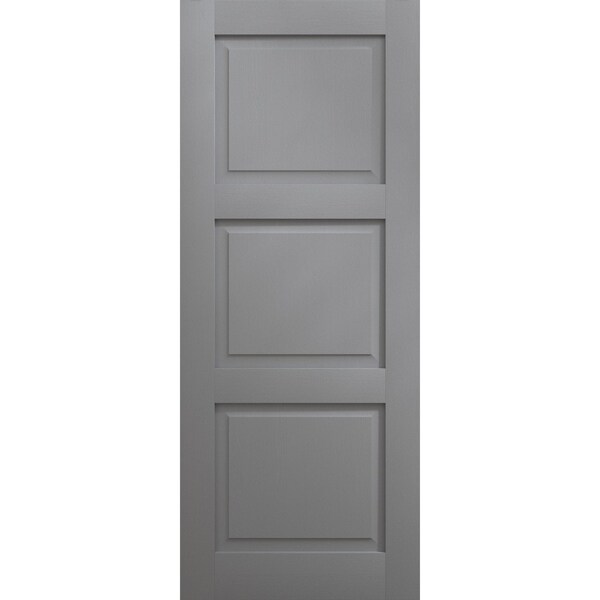 Sartodoors Slab Door Panel 18 x 96 inches, Ego 5010 Painted Grey Oak, Wood Veneer Doors, Pocket Closet Slidi EGO5010S-SEK-1896 - main