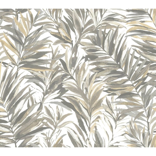 York Wallcoverings Swaying Palms Neutral Wallpaper GN2543 - main