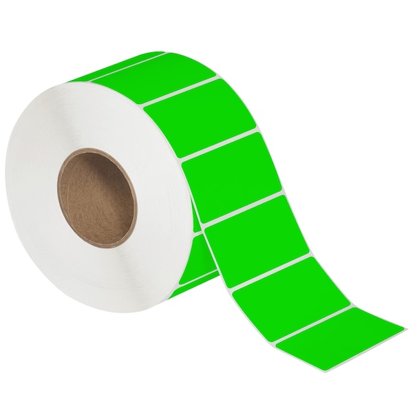 Tape Logic 4 x 2in Fluorescent Green Thermal Transfer Labels, 4PK THL145GN - main